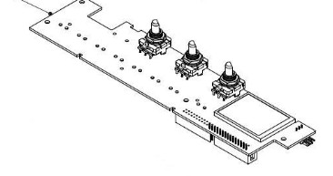 700-0138 PCBA UI CK1 GEMINI 2X1