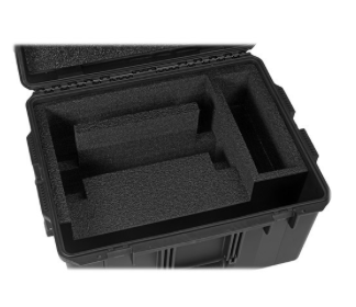 Hard Case with Custom cut foam insert to fit 1 Astra Soft and 1 regular Astra, or 2 regular Astras with accessories